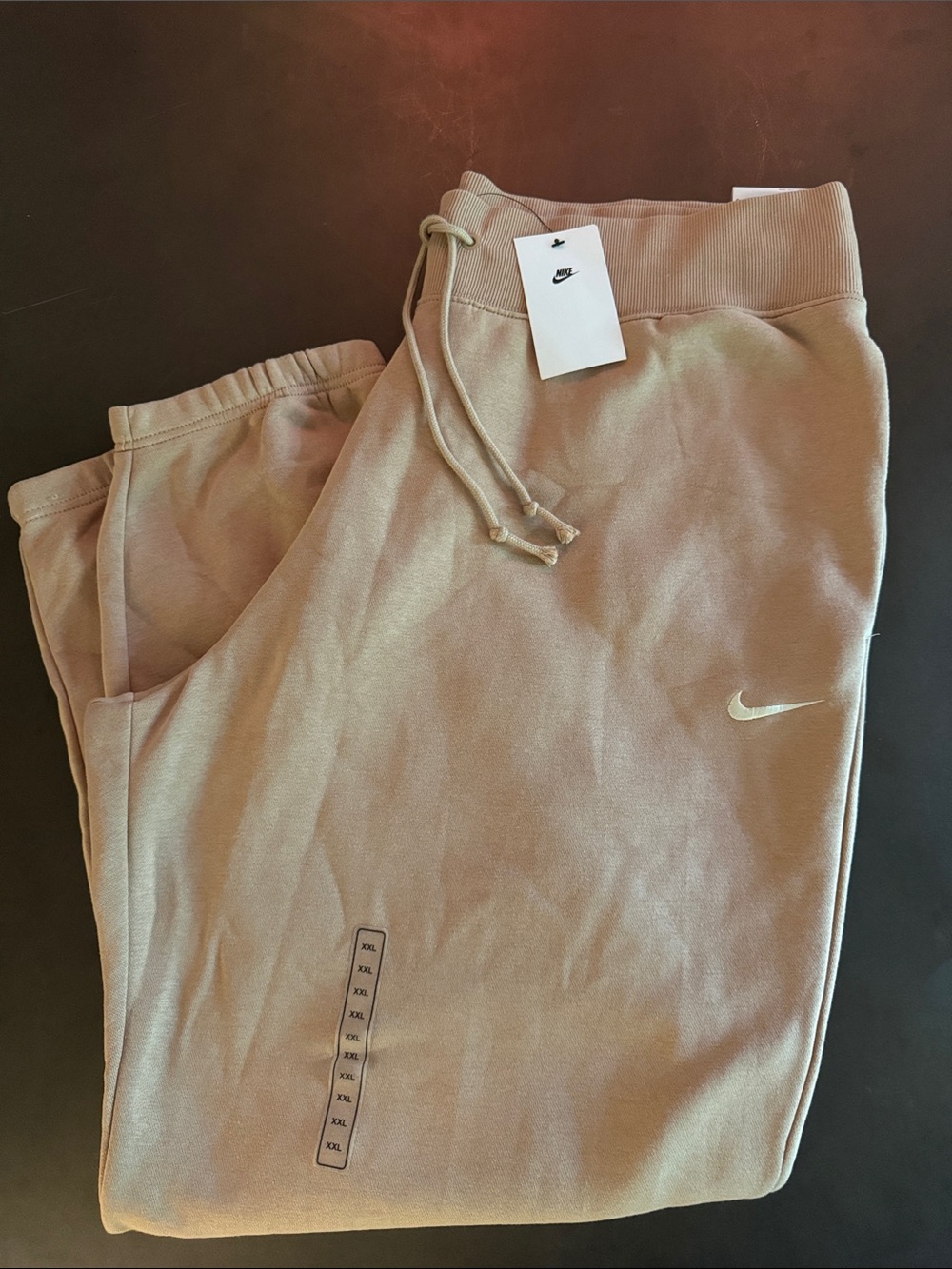 Nike Kids Beige/Tan Drawstring Joggers